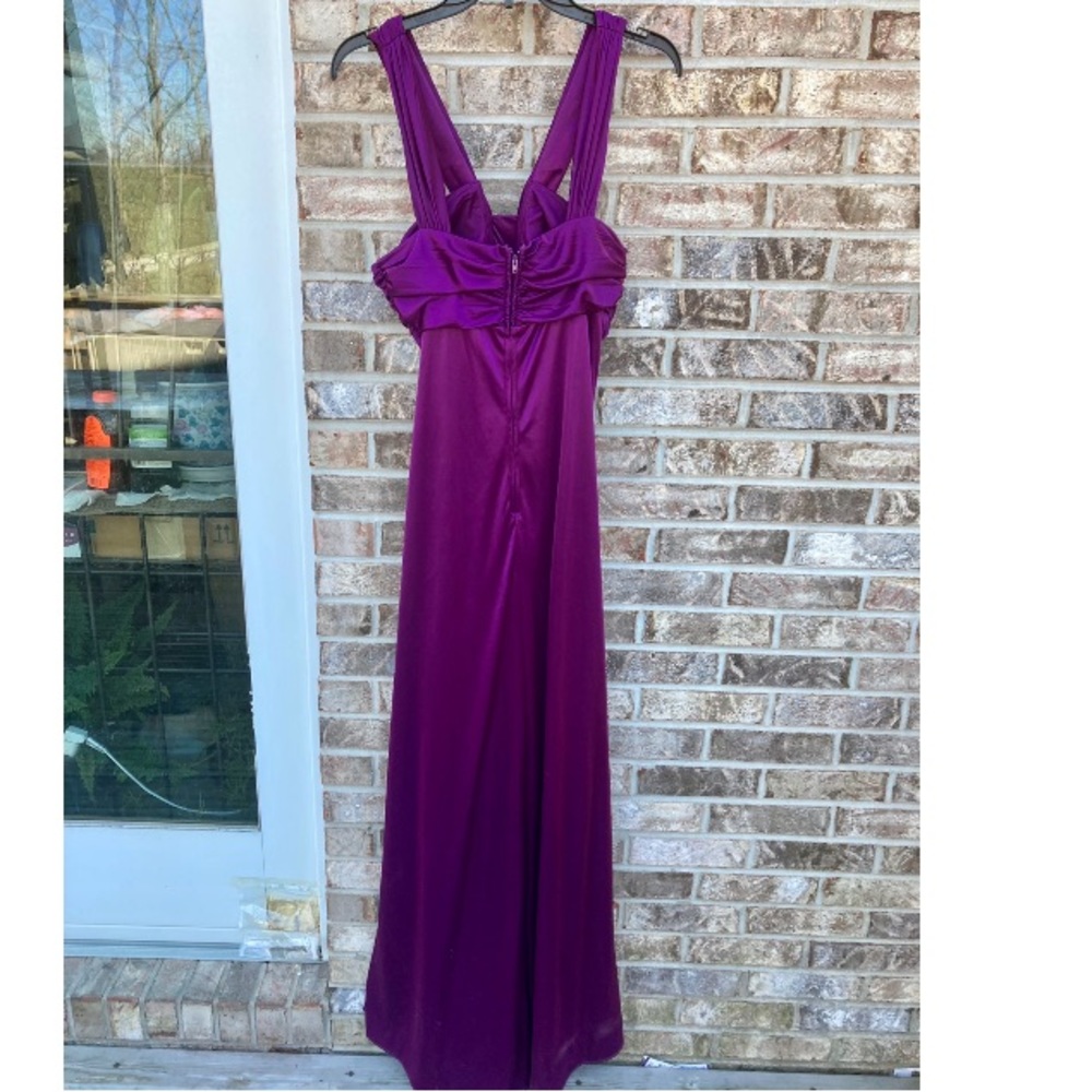 90s-vintage-dark-purple-draped-prom-halter-dress-gem